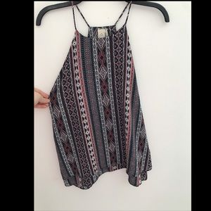 High neck tribal blouse